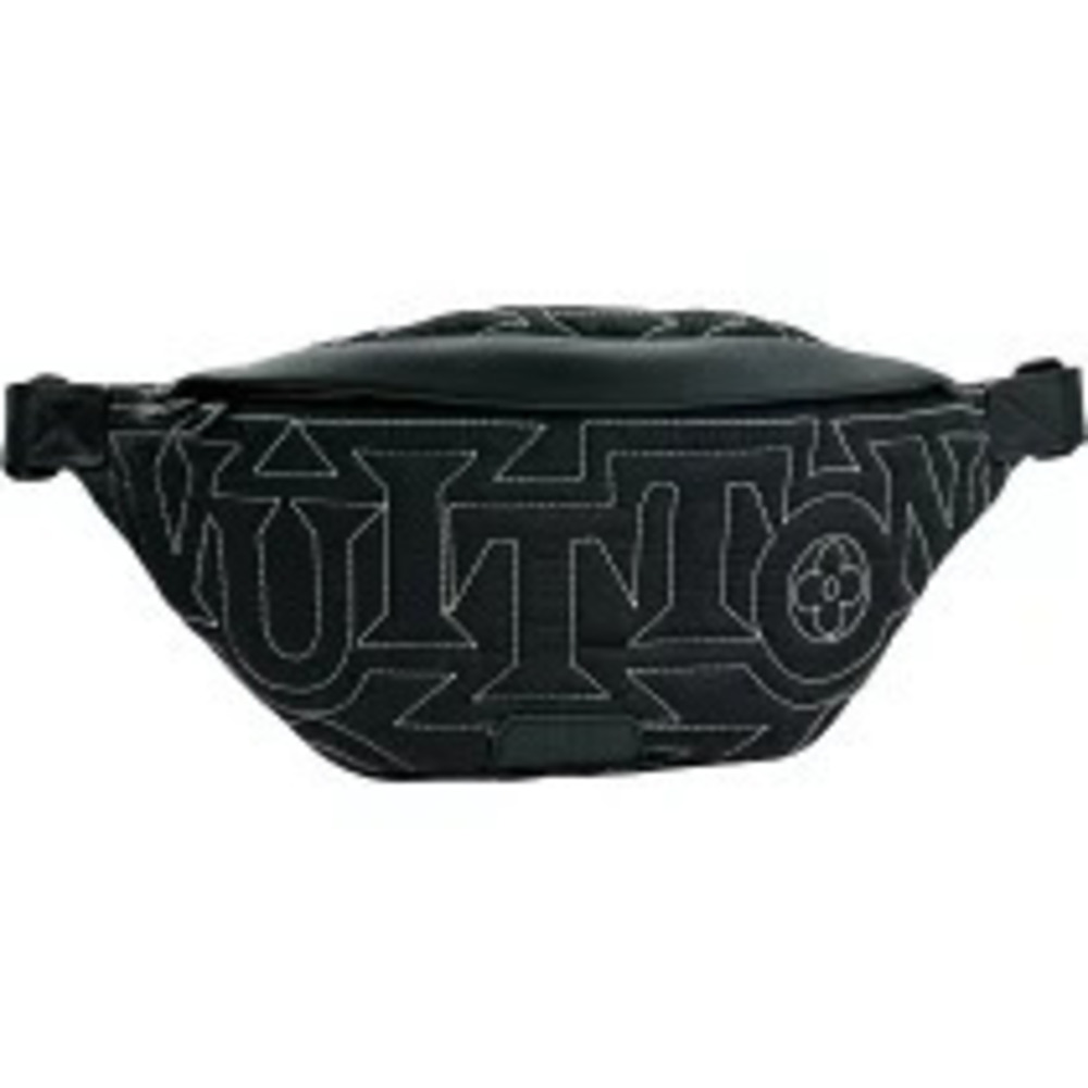 Louis Vuitton Discovery Bumbag Black LV Snow Body Bag